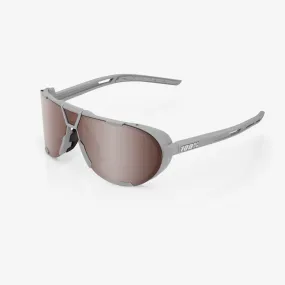 100% WESTCRAFT - Soft Tact Cool Grey - HiPER Crimson Silver Mirror Lens