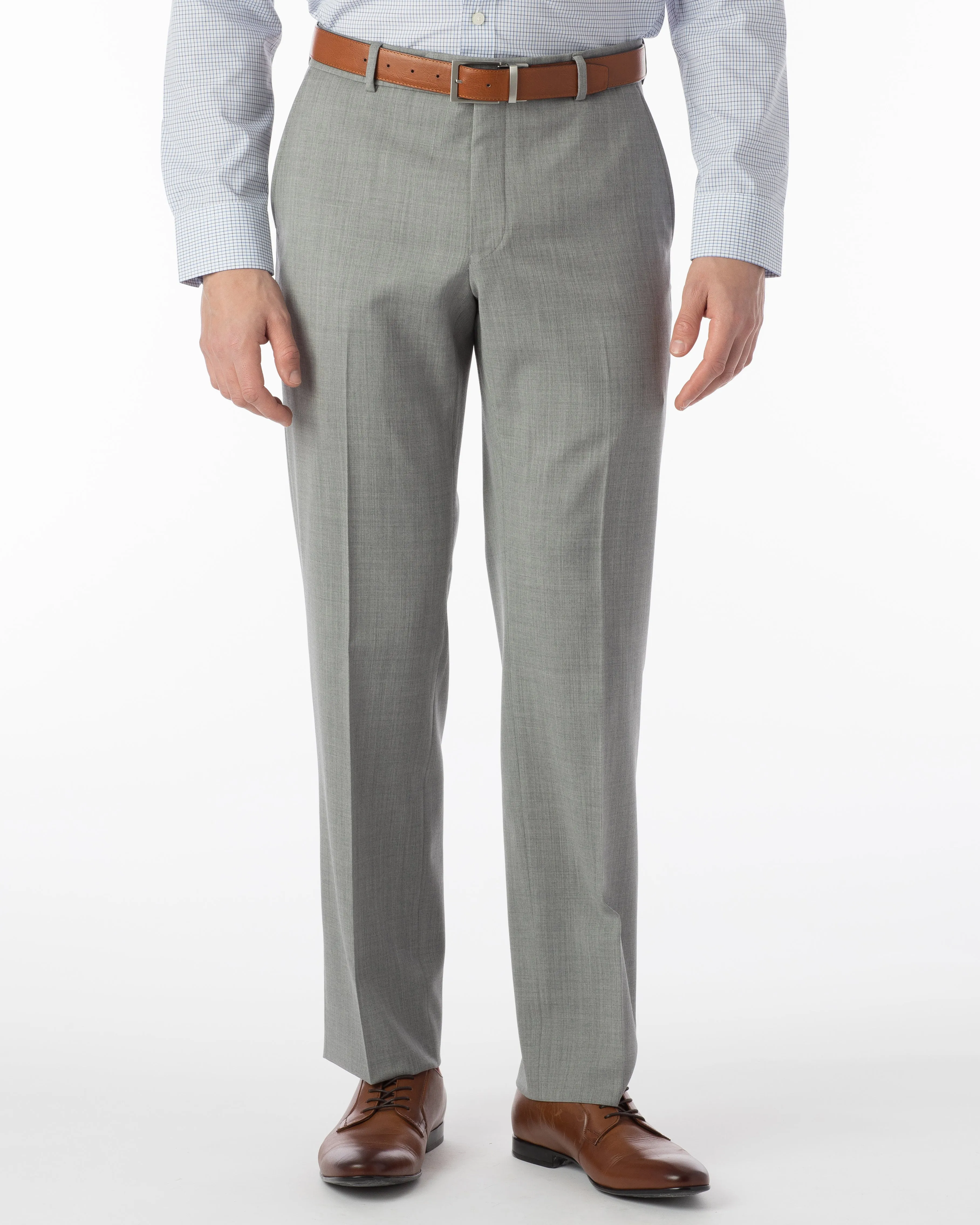 Ballin Pants - Soho Super 120's Gabardine - Pearl Grey