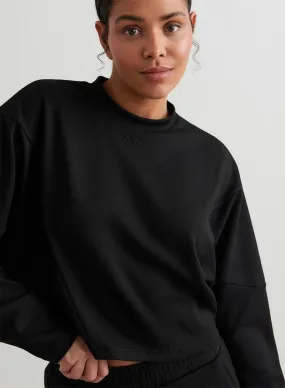 Black Comfy Block Sweatshirt