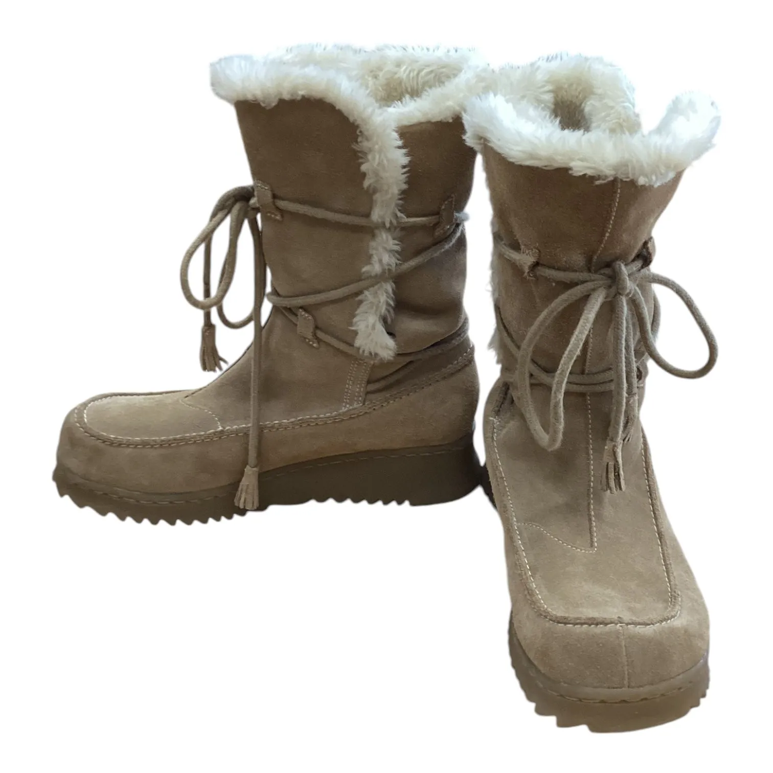 Boots Snow By Report In Brown, Size: 9