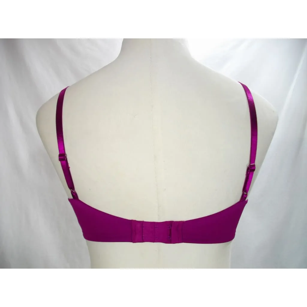 Calvin Klein F2892 Seductive Comfort Customized Lift Underwire Bra 32DD Fuschia Dark Pink NWT