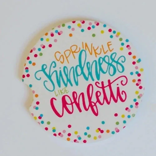 Car Coaster Set - Sprinkle Kindness