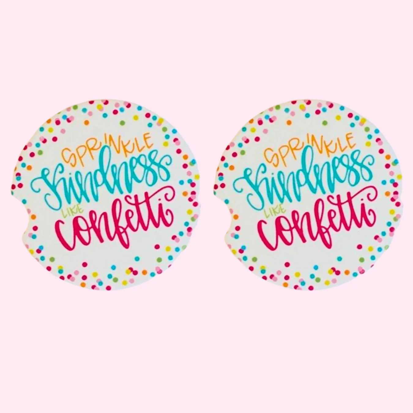 Car Coaster Set - Sprinkle Kindness