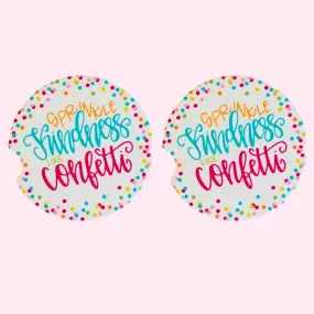 Car Coaster Set - Sprinkle Kindness