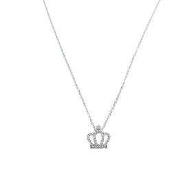 Crown Cubic Zirconia Necklace