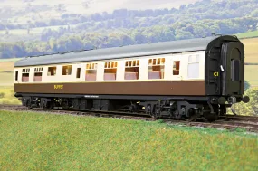 Darstaed D21-2-07CW Finescale O Gauge BR Mk1 RMB (Miniature Buffet), Choc & Cream with Commonwealth Bogies