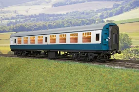 Darstaed D21-4-02 Finescale O Gauge BR Mk1 SK (Second Class Corridor), Blue & Grey