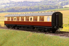 Darstaed D24-2-01RU Finescale O Gauge LNER/BR Thompson Mainline TK (Third Class) Coach, Crimson & Cream 'Unnumbered'