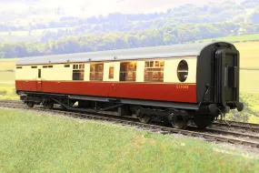 Darstaed D24-2-02A Finescale O Gauge LNER/BR Thompson Mainline BTK (Brake Third) Coach, Crimson & Cream 'E1930E'