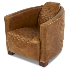 Diamond Stitch Tub Armchair