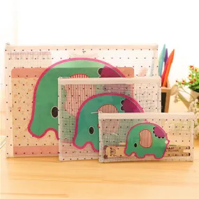 Elephant Zipper Pouches (3 Size Options)