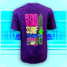 Gecko Surf Team '89 - Grape Smash Cotton Beach Tee