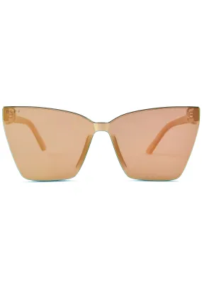 Goldie Sunglasses in Brown Sugar Bronze Mirror