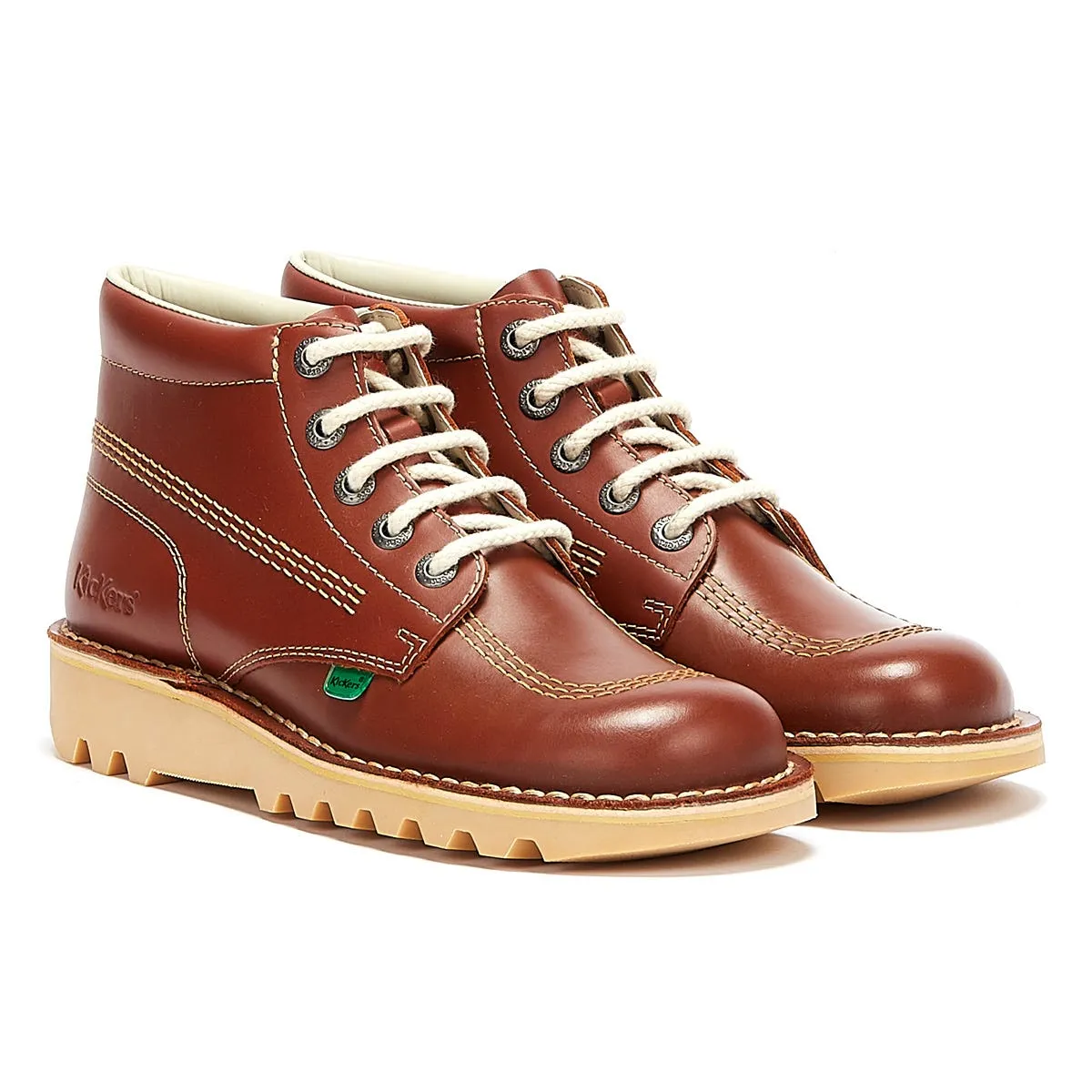 Kickers Tan Kick Hi Mens Leather Boots