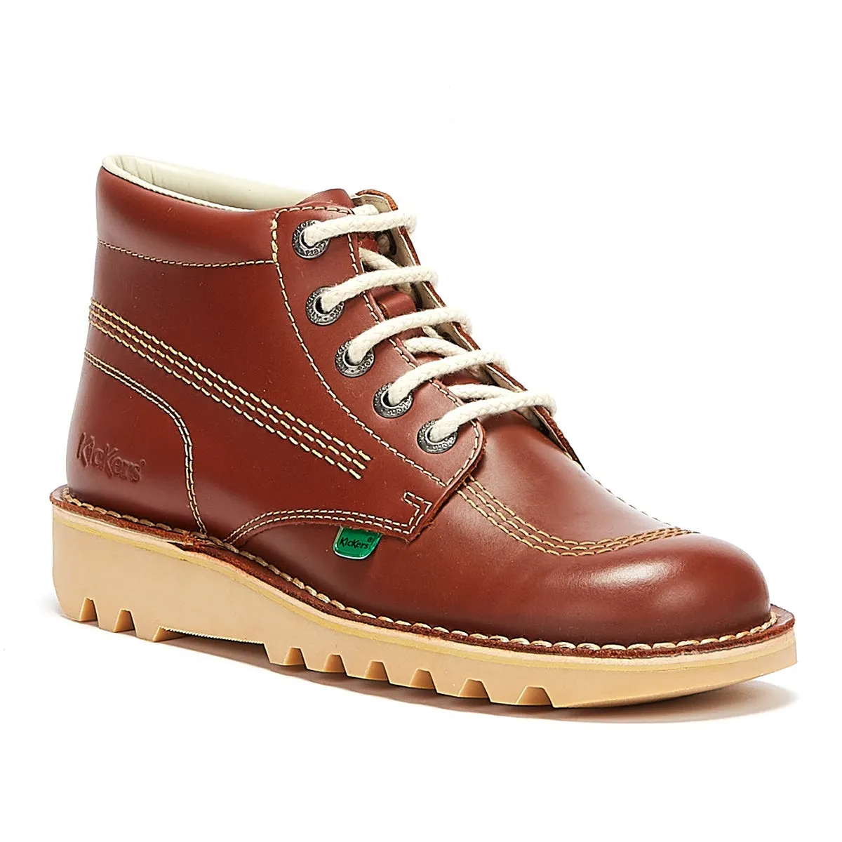 Kickers Tan Kick Hi Mens Leather Boots