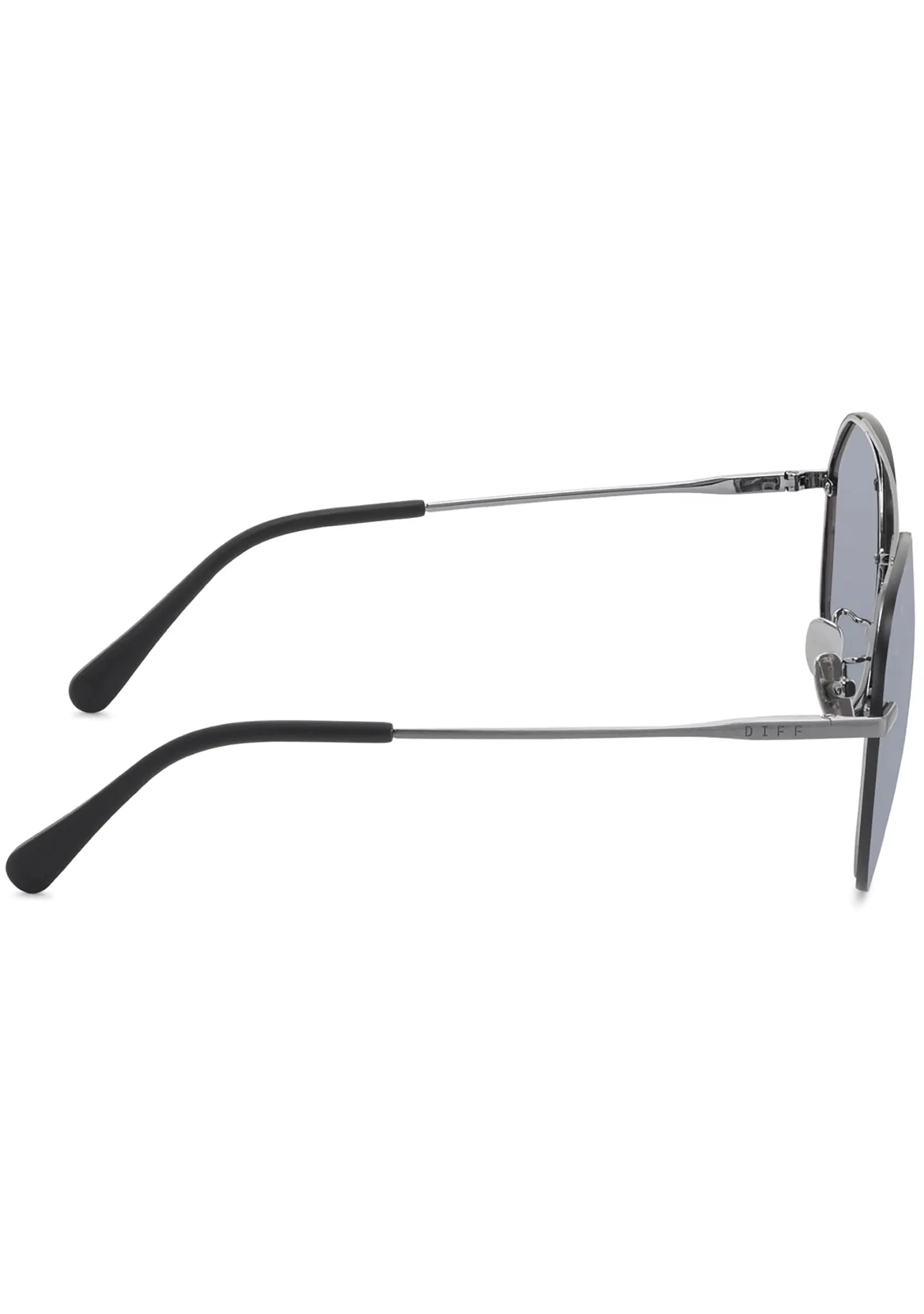 Lenox Sunglasses in Brushed Silver/Grey Mirror