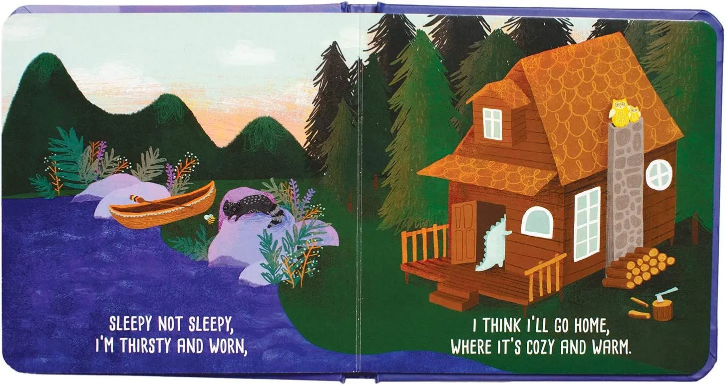 Manhattan Toy Sleepy Not Sleepy Dinos Bedtime Book