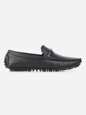 Men's Black Casual Loafer  (IX4102)