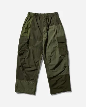 Men's Patchwork Pants Khaki Mix