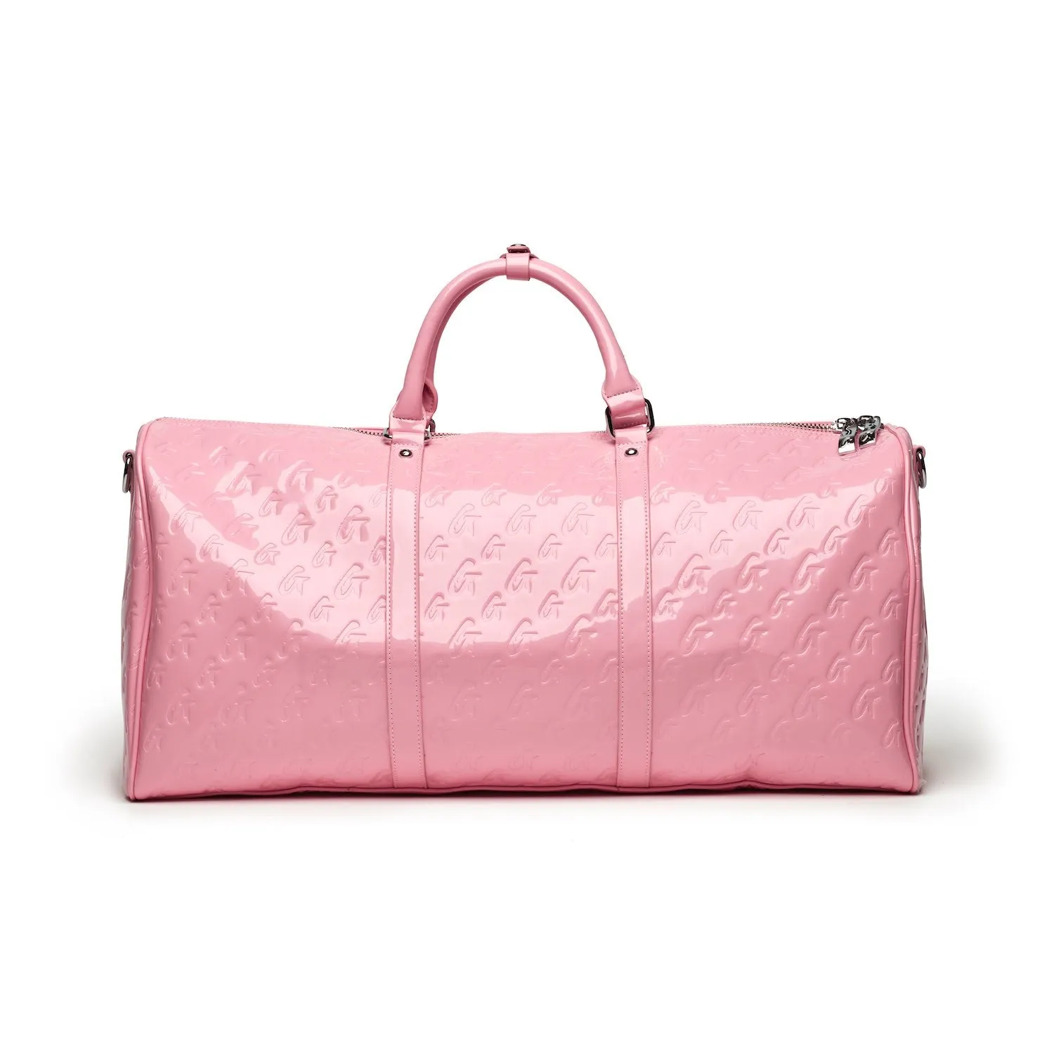 MONOGRAM DUFFLE BAG MIRROR LIGHT PINK