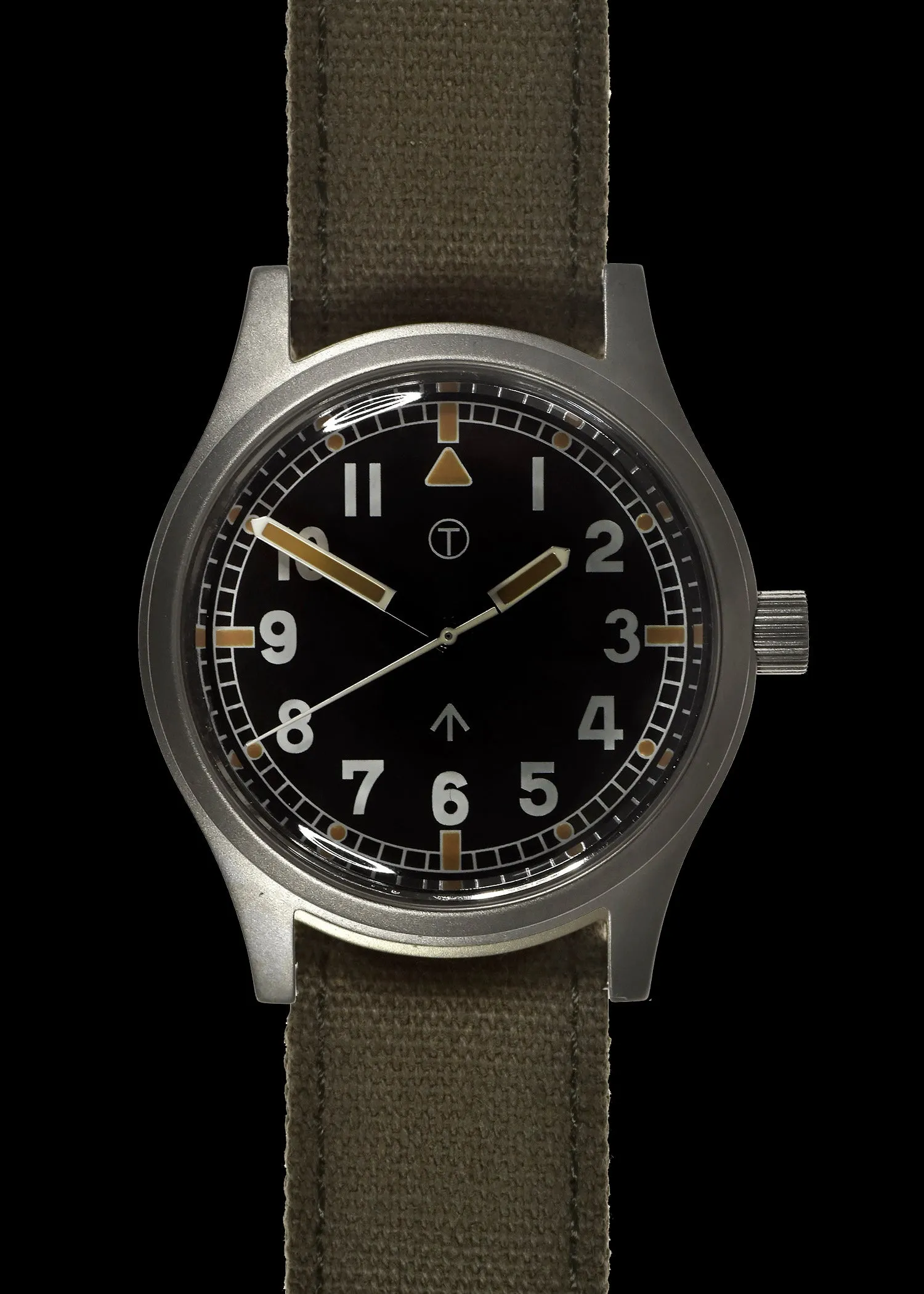 MWC 1940s to 1960s Pattern General Service Watch with Sterile Dial and 24 Jewel Automatic Movement (Retro Dial Variant)