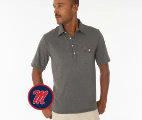 Ole Miss - Coach's Performance Players Shirt - M - Heather Gray