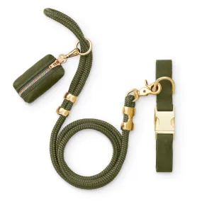 Olive Collar Walk Set