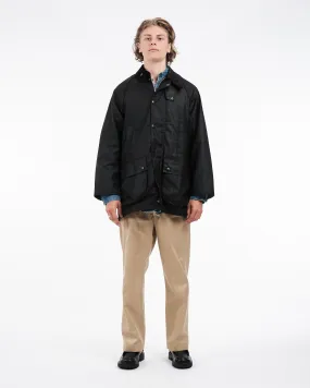 OS Beaufort Wax Jacket Black