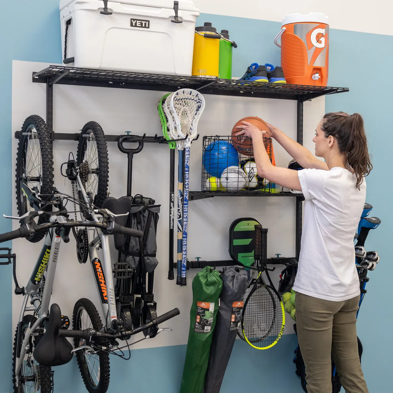 OUTLET |G-Sport Pro | Adjustable Wall Storage System | Holds 500 lbs