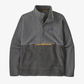 Patagonia Retro Pile Half-Snap Fleece Pullover - Forge Grey