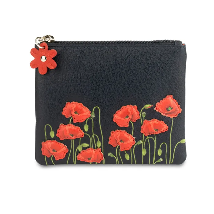 Poppy Field Coin Purse