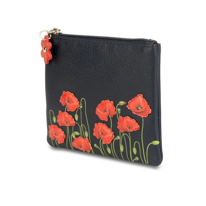 Poppy Field Coin Purse