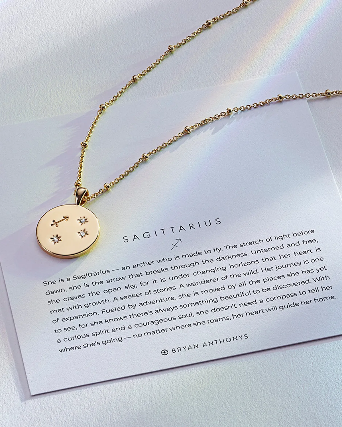 Sagittarius — Zodiac Necklace