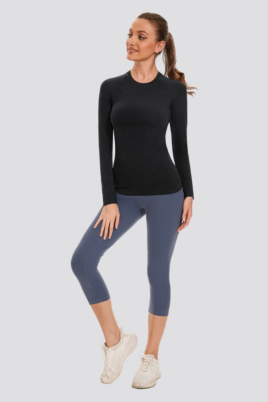 Seamless Long Sleeve Tops