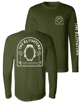 Shark Jaw Long Sleeve (Army Green)