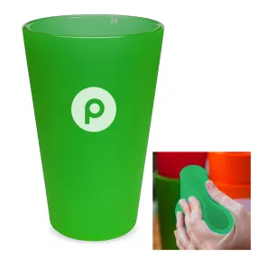 Silipint® Silicone, Flexible, 16oz Original Pint Glass - BM Classic Green