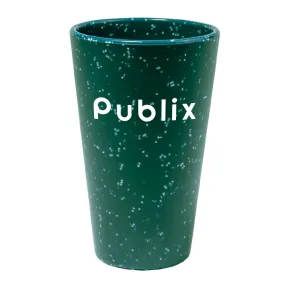 Silipint® Silicone, Flexible, 16oz Original Pint Glass - Speckled Green