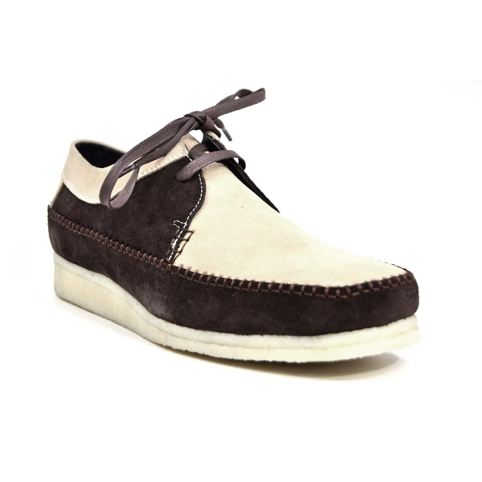 Somerset-Low by British Collections - Handcrafted Suede Vintage Lace-Up Shoe