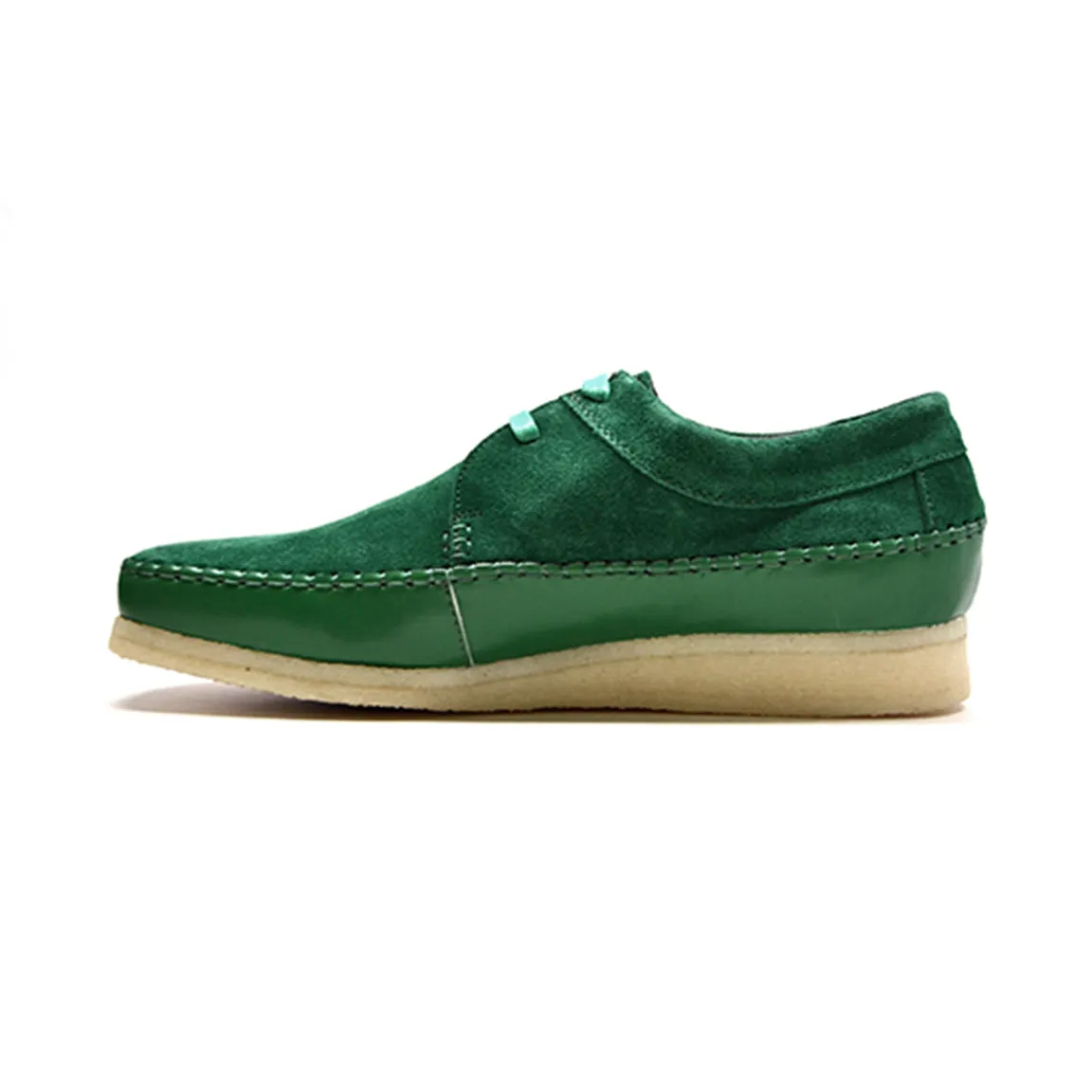 Somerset-Low by British Collections - Handcrafted Suede Vintage Lace-Up Shoe