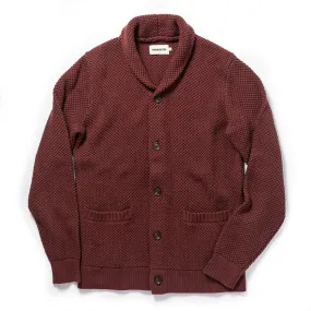 The Crawford Sweater in Burgundy