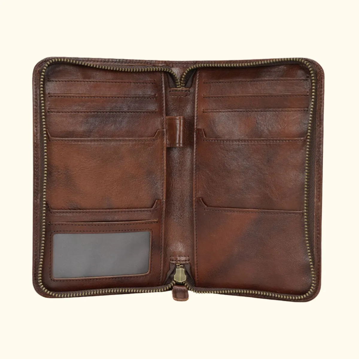 The Sunset Mesa - Full Grain Leather Passport Holder