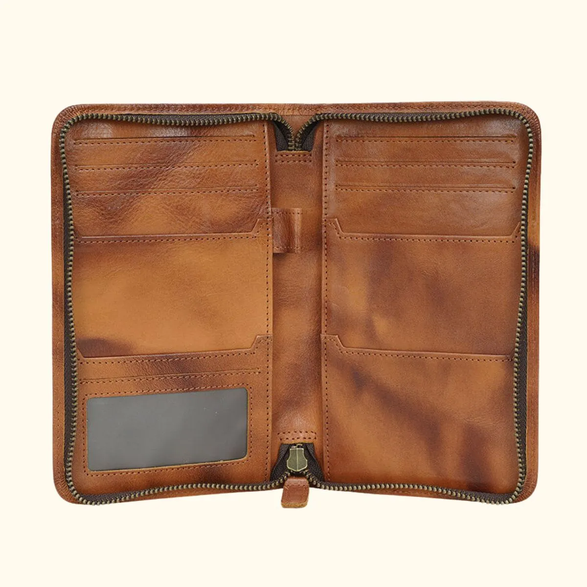 The Sunset Mesa - Full Grain Leather Passport Holder