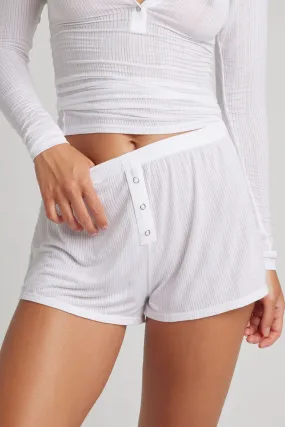 Whipped Boyfriend Short in White