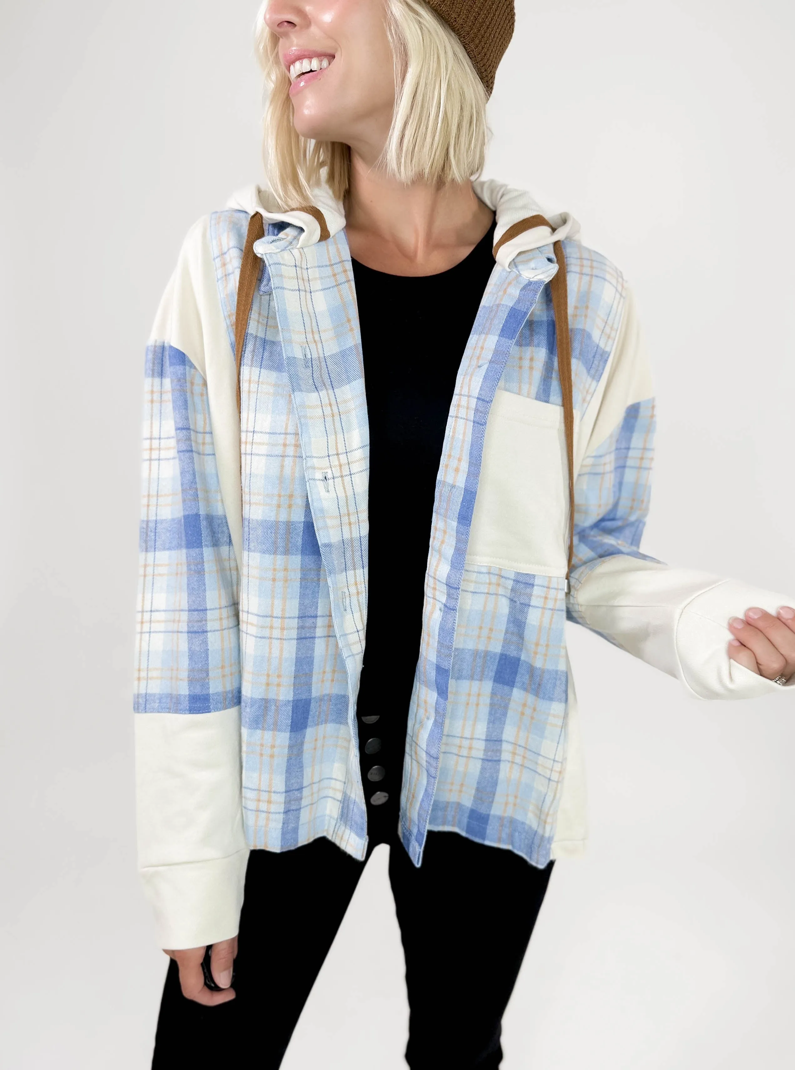 Wild West Plaid Hoodie Jacket