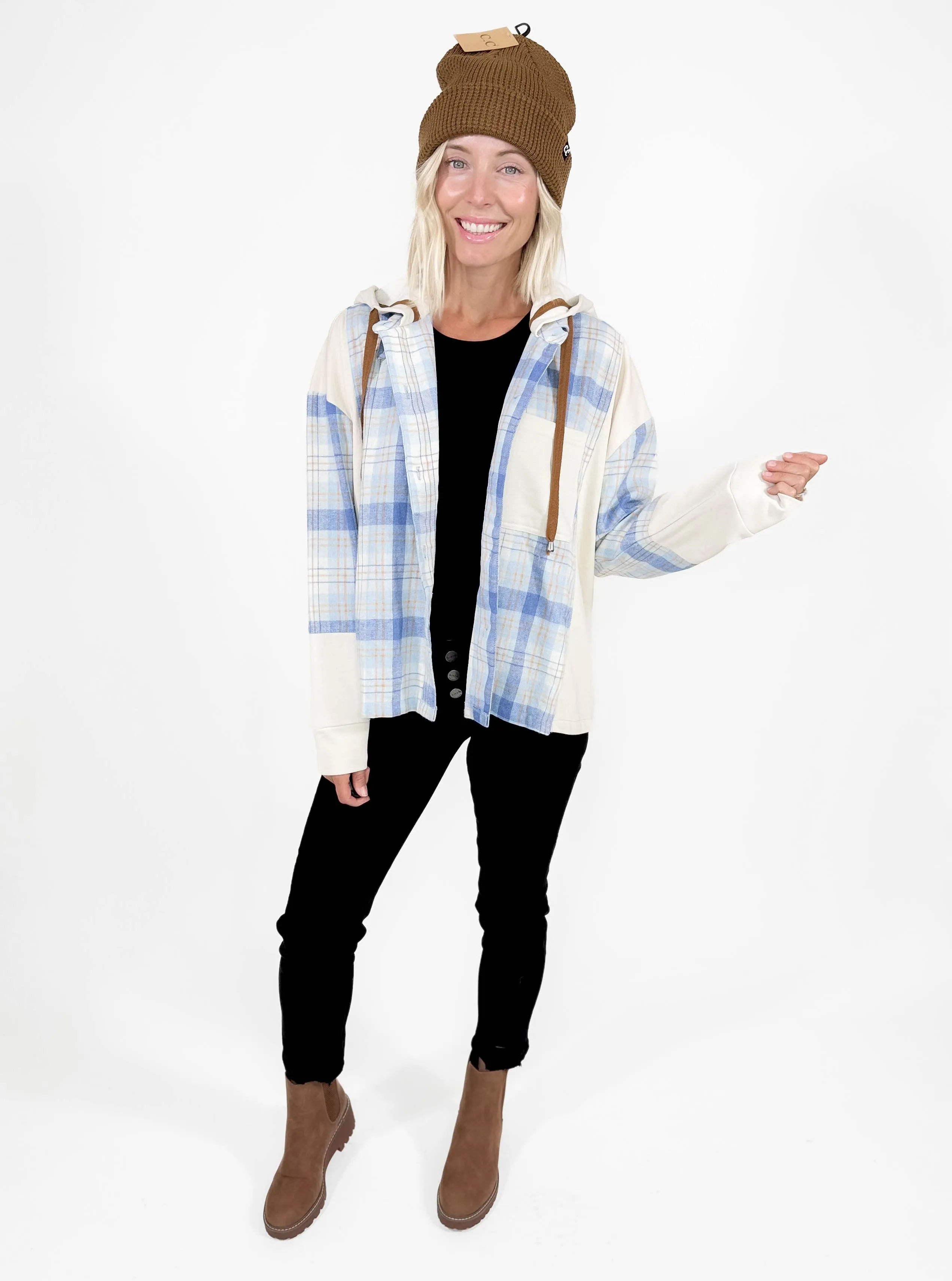 Wild West Plaid Hoodie Jacket