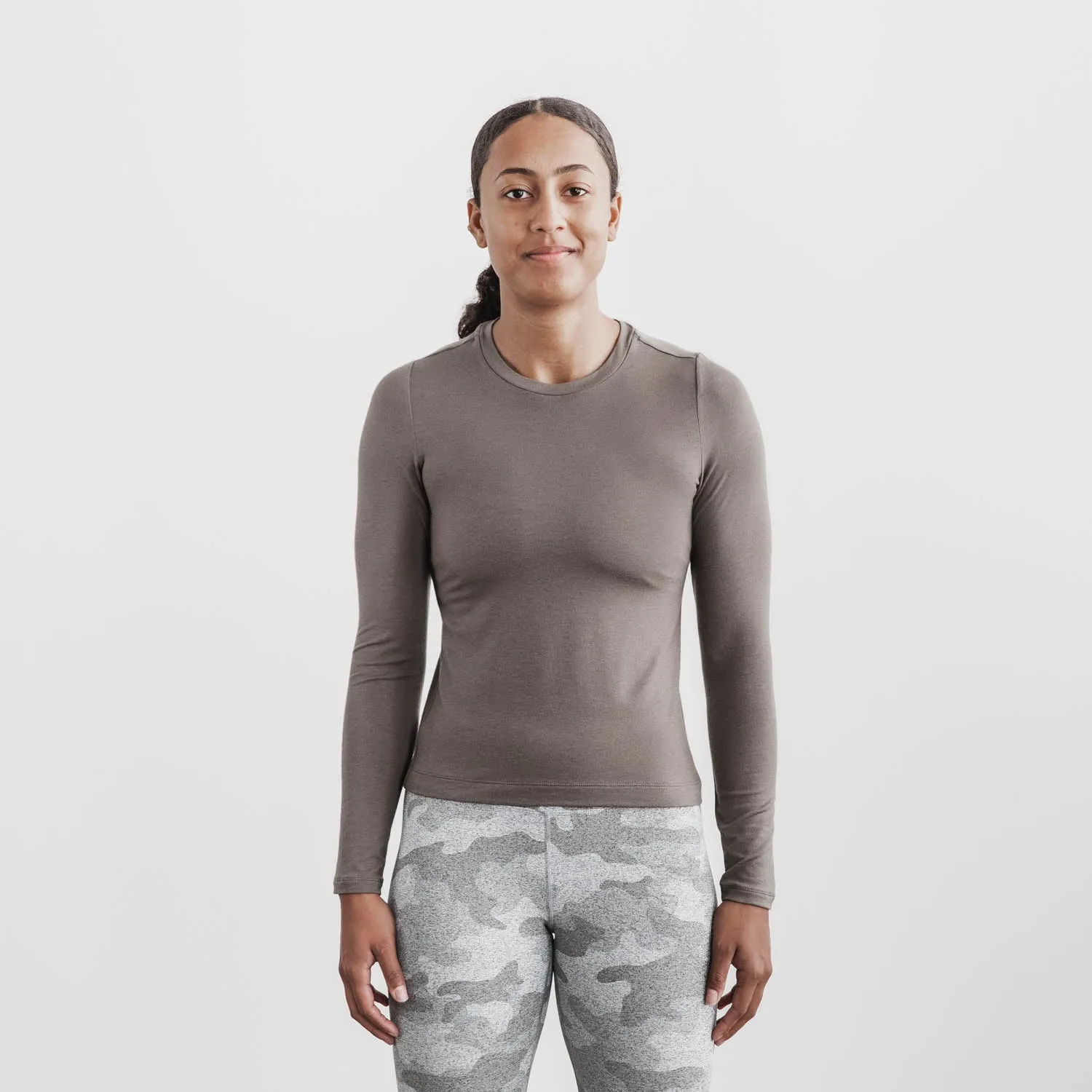 Women's Blended Merino Wool Long Sleeve Tee